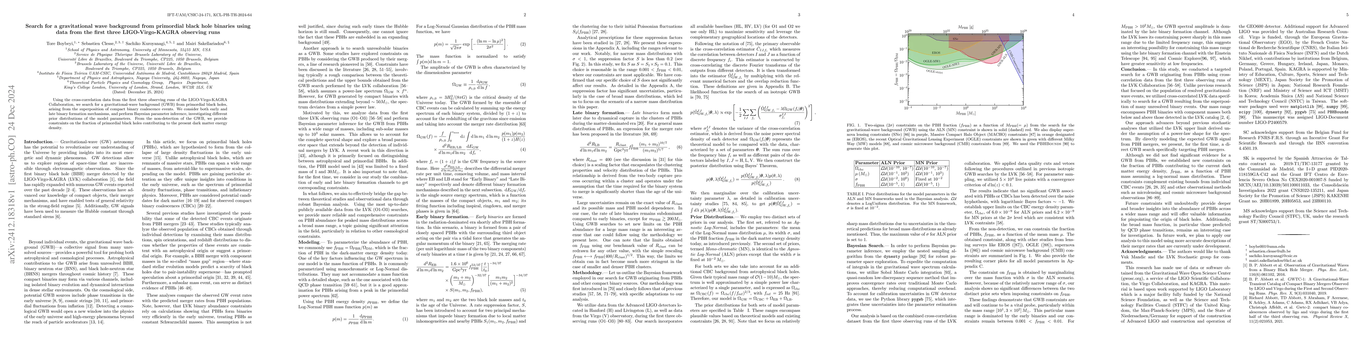 Thumbnail for Search for a gravitational wave background from primordial black hole
  binaries using data from the first three LIGO-Virgo-KAGRA observing runs