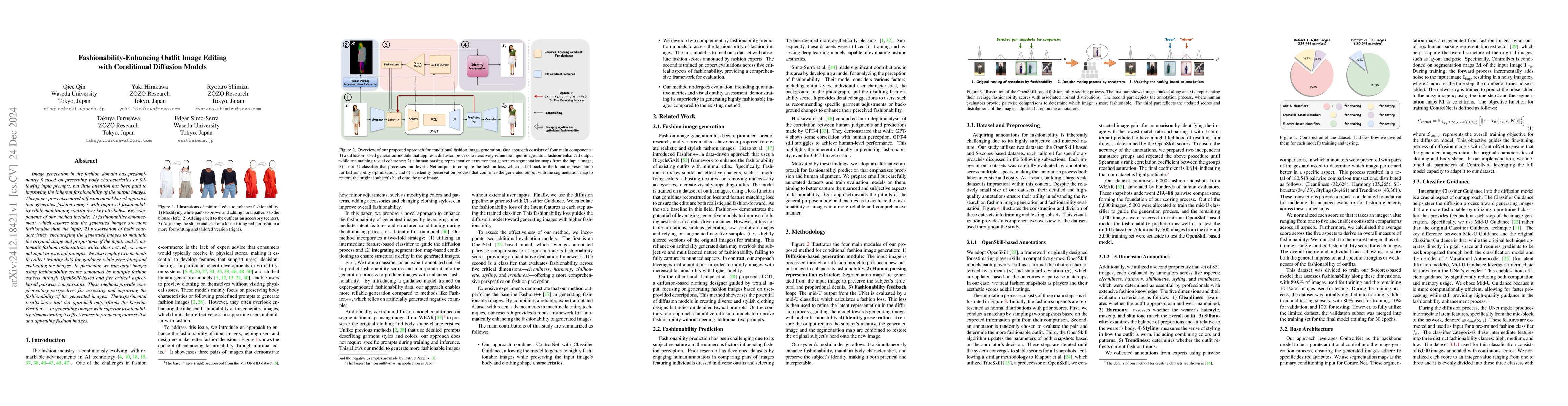 Thumbnail for Fashionability-Enhancing Outfit Image Editing with Conditional Diffusion
  Models