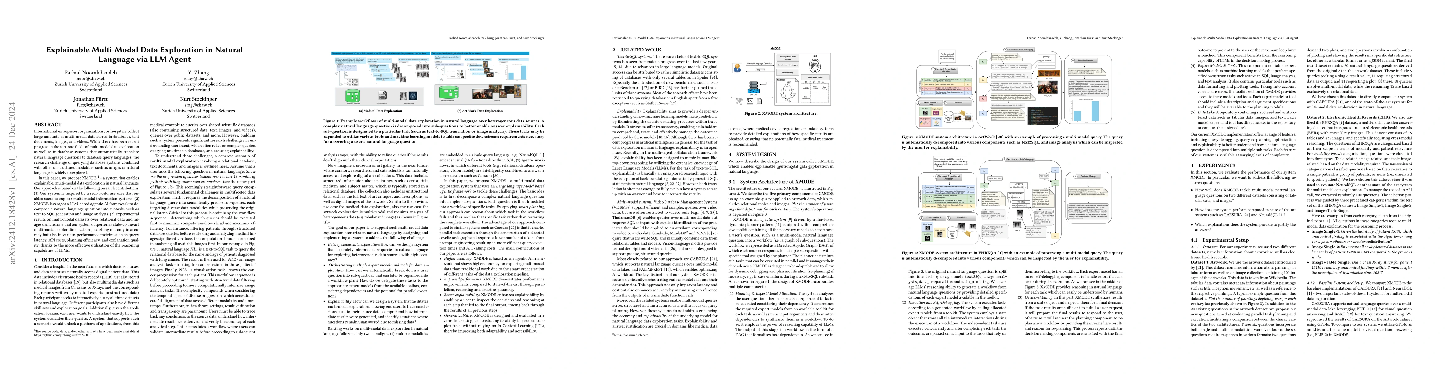 Thumbnail for Explainable Multi-Modal Data Exploration in Natural Language via LLM
  Agent