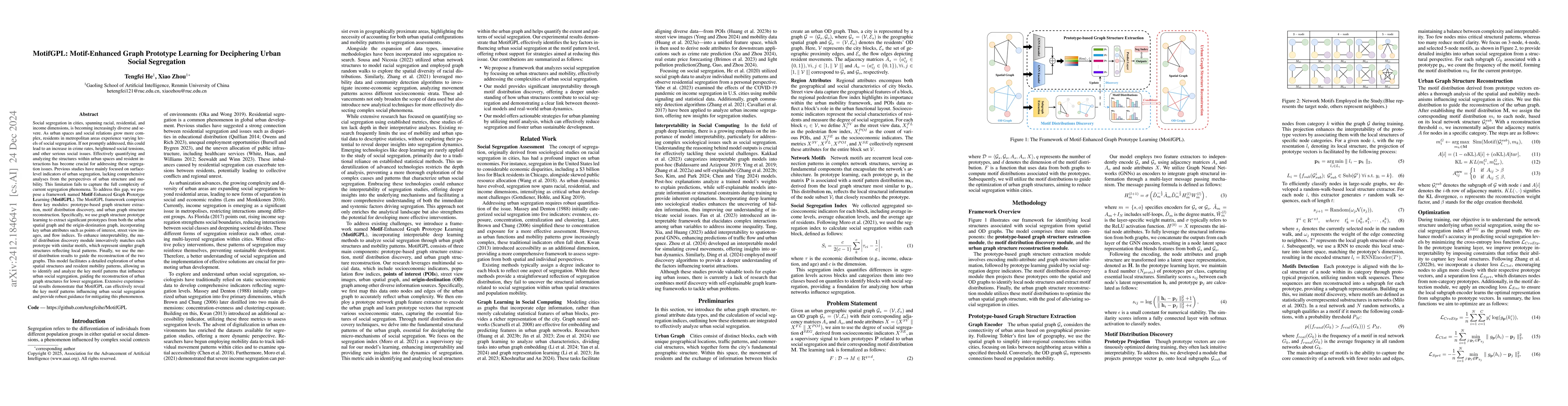 Thumbnail for MotifGPL: Motif-Enhanced Graph Prototype Learning for Deciphering Urban
  Social Segregation