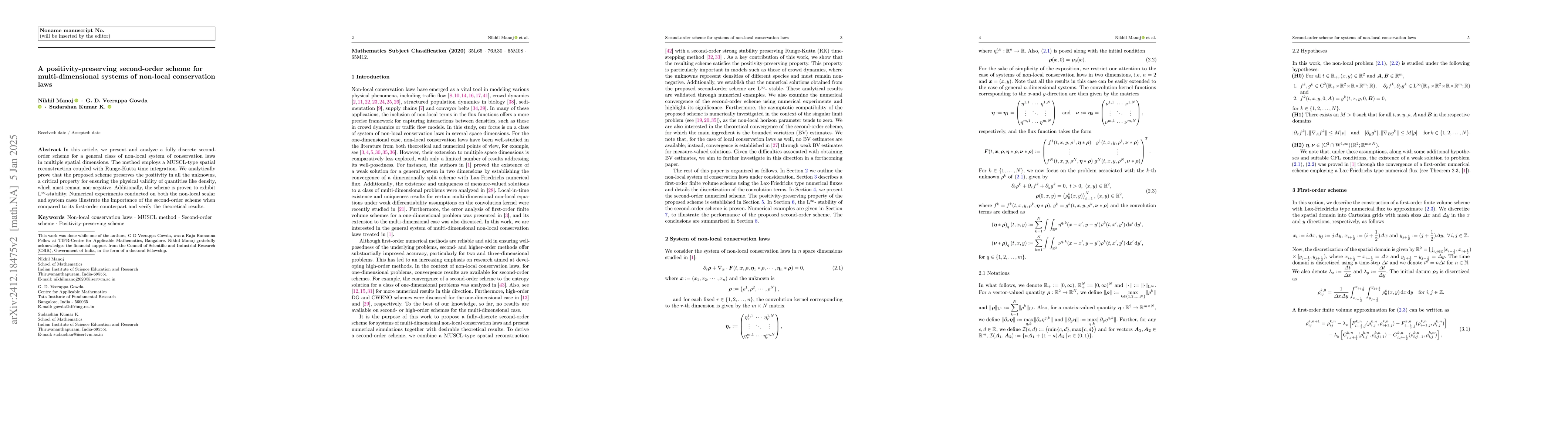 Thumbnail for A positivity preserving second-order scheme for multi-dimensional system
  of non-local conservation laws