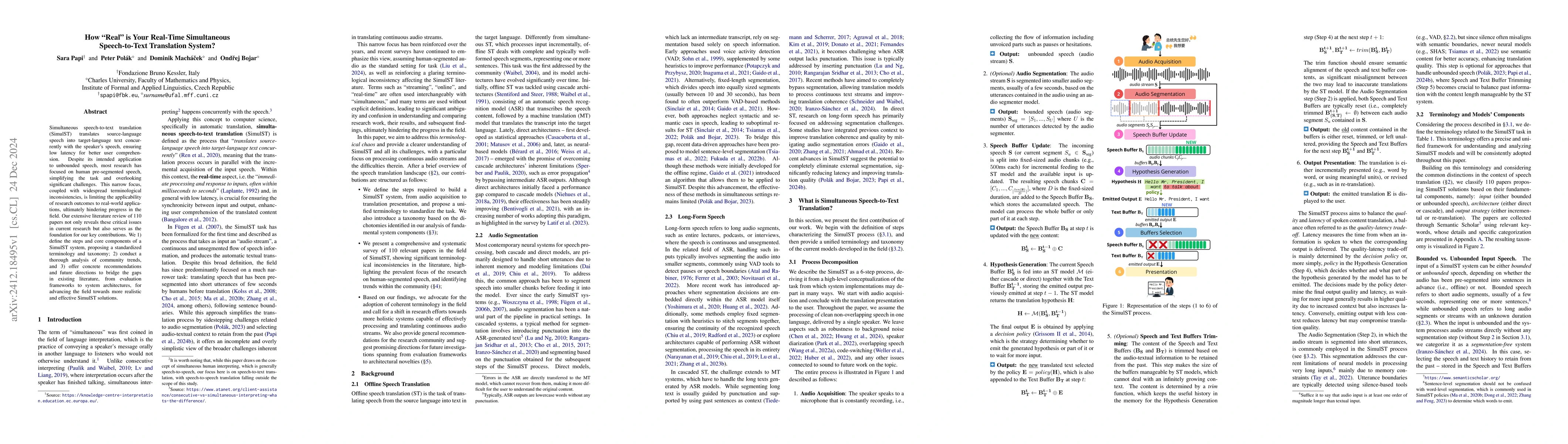 Thumbnail for How "Real" is Your Real-Time Simultaneous Speech-to-Text Translation
  System?