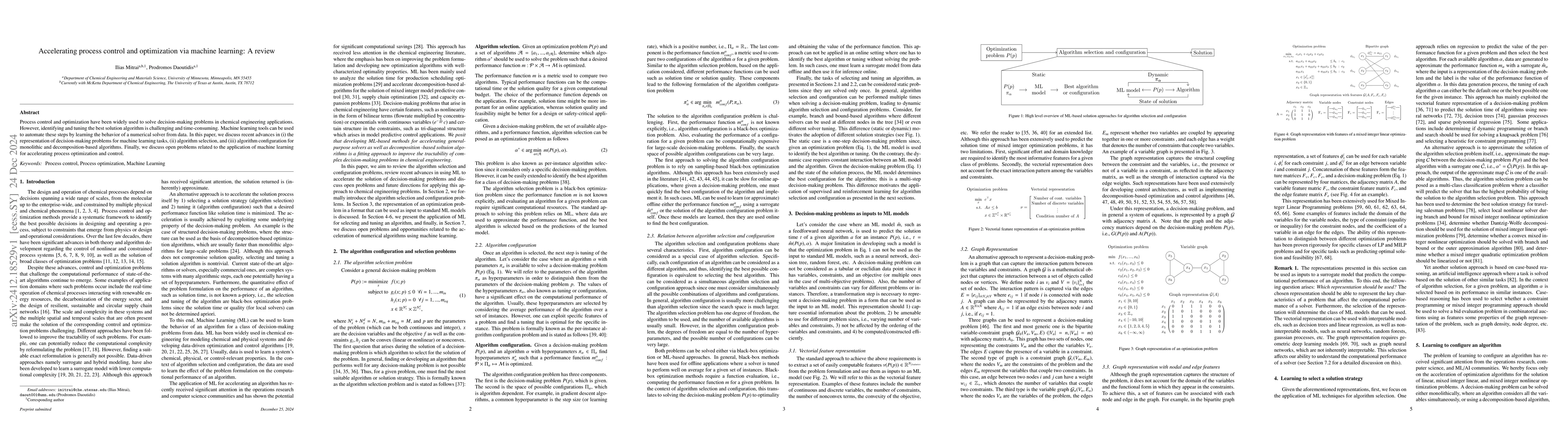 Thumbnail for Accelerating process control and optimization via machine learning: A
  review