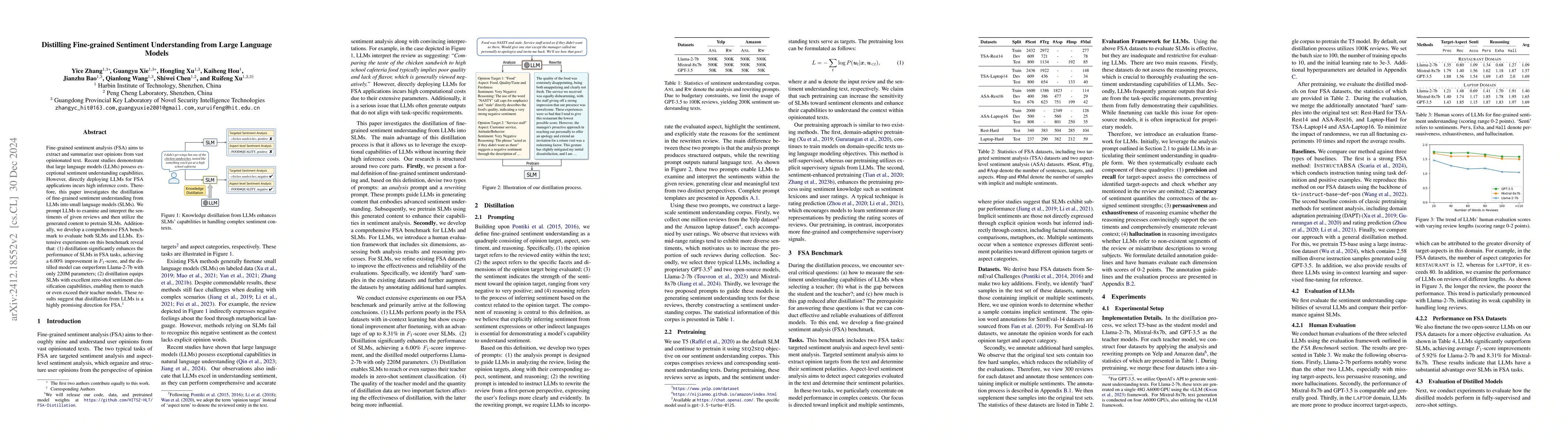 Thumbnail for Distilling Fine-grained Sentiment Understanding from Large Language
  Models
