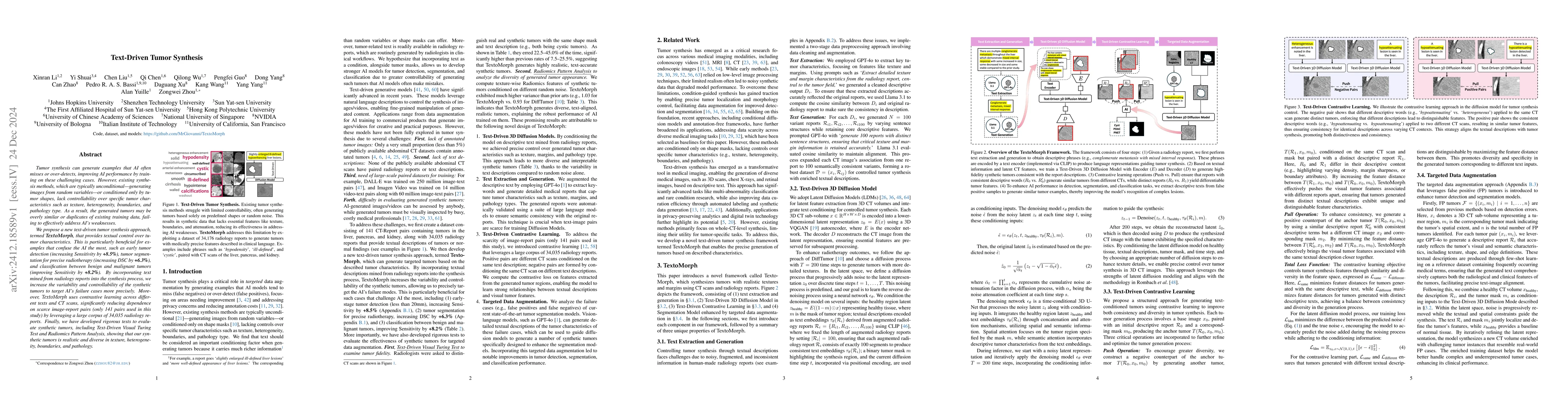 Thumbnail for Text-Driven Tumor Synthesis