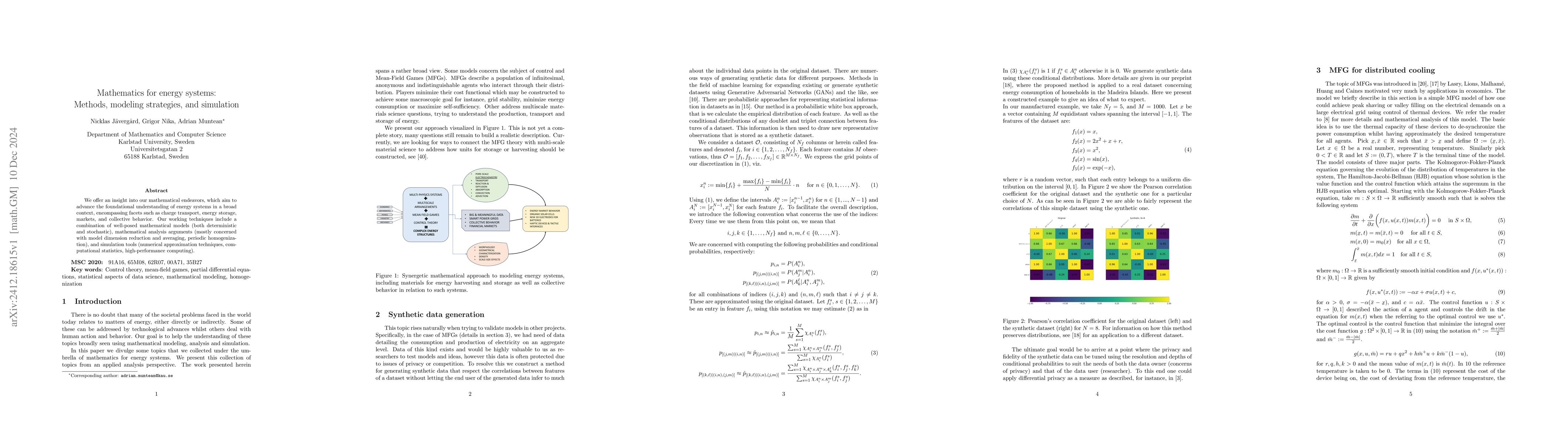 Thumbnail for Mathematics for energy systems: Methods, modeling strategies, and
  simulation