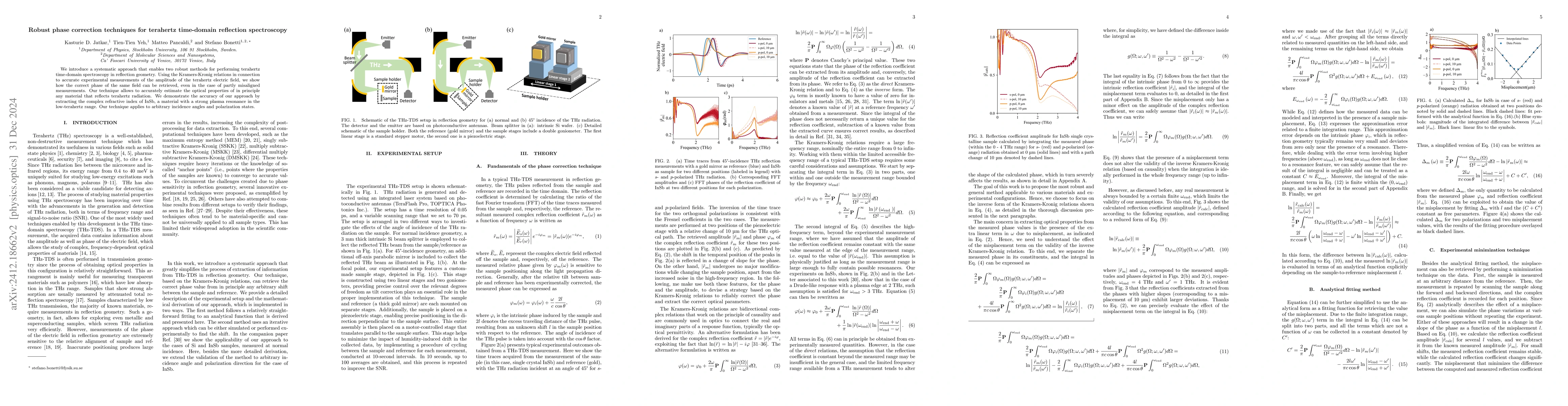 Thumbnail for Robust phase correction techniques for terahertz time-domain reflection
  spectroscopy