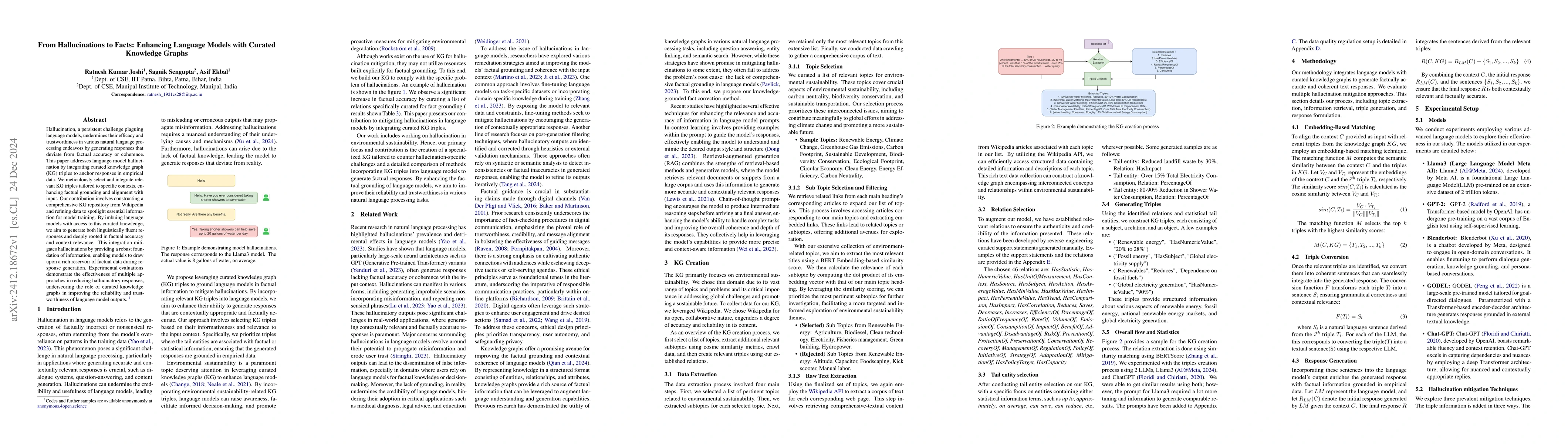 Thumbnail for From Hallucinations to Facts: Enhancing Language Models with Curated
  Knowledge Graphs
