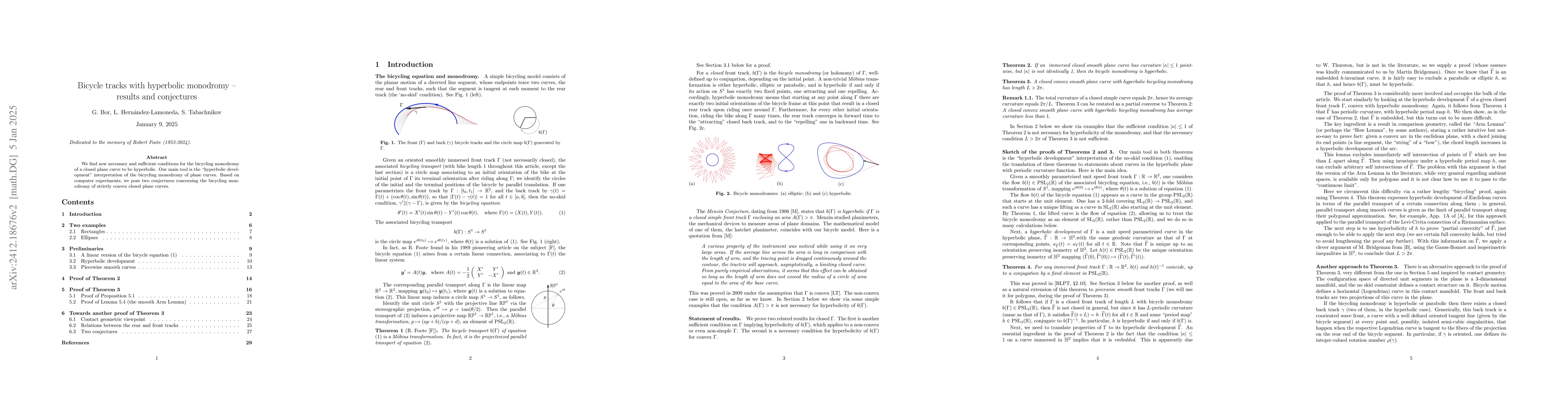 Thumbnail for Bicycle tracks with hyperbolic monodromy -- results and conjectures