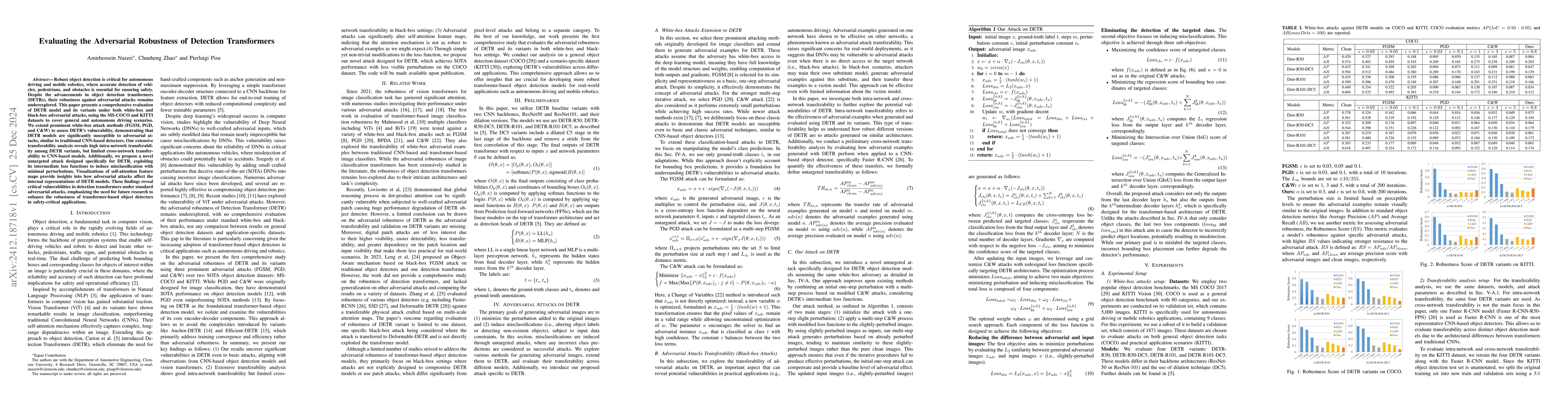 Thumbnail for Evaluating the Adversarial Robustness of Detection Transformers