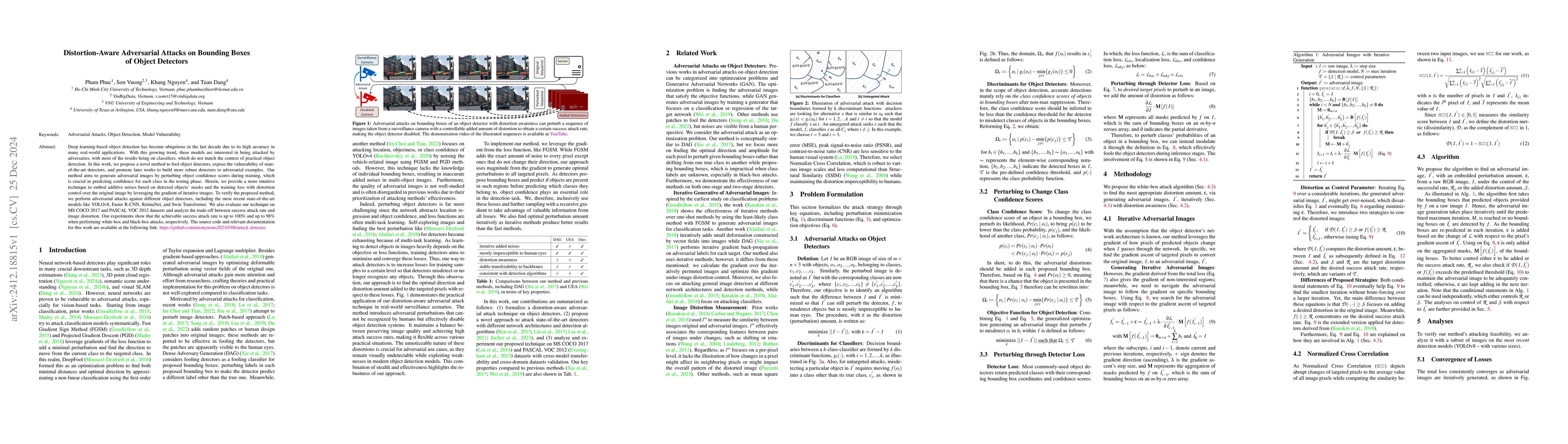 Thumbnail for Distortion-Aware Adversarial Attacks on Bounding Boxes of Object
  Detectors