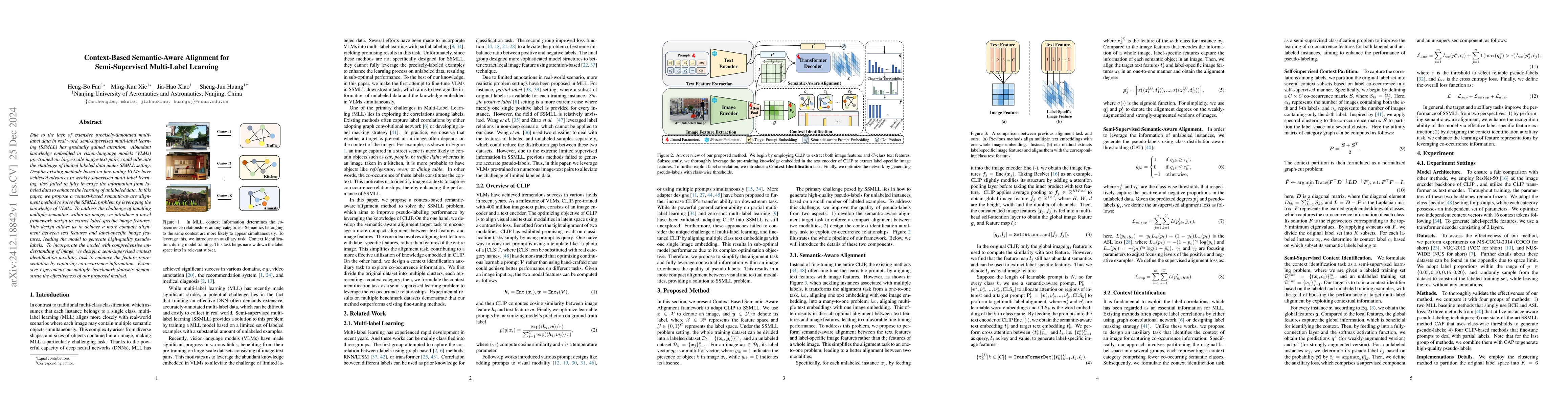Thumbnail for Context-Based Semantic-Aware Alignment for Semi-Supervised Multi-Label
  Learning