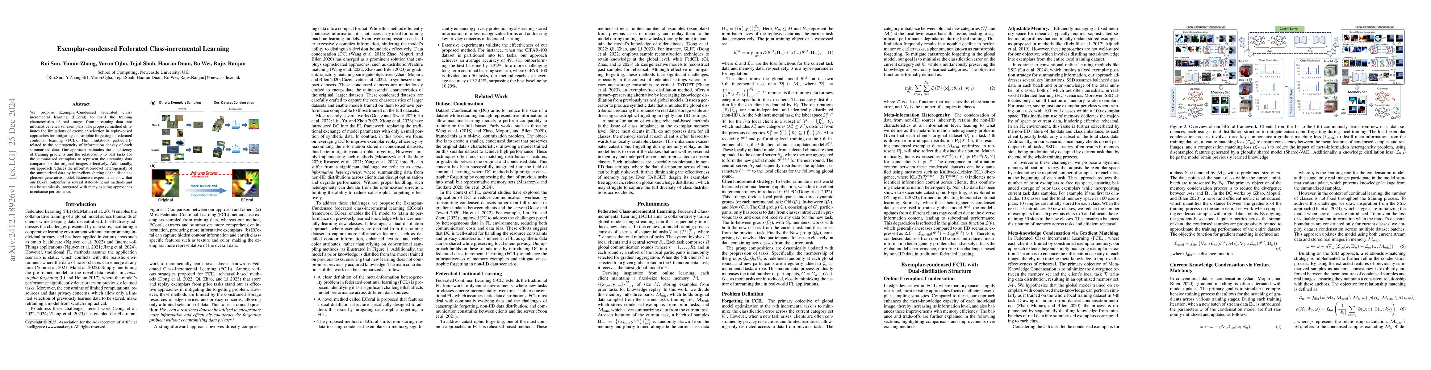 Thumbnail for Exemplar-condensed Federated Class-incremental Learning