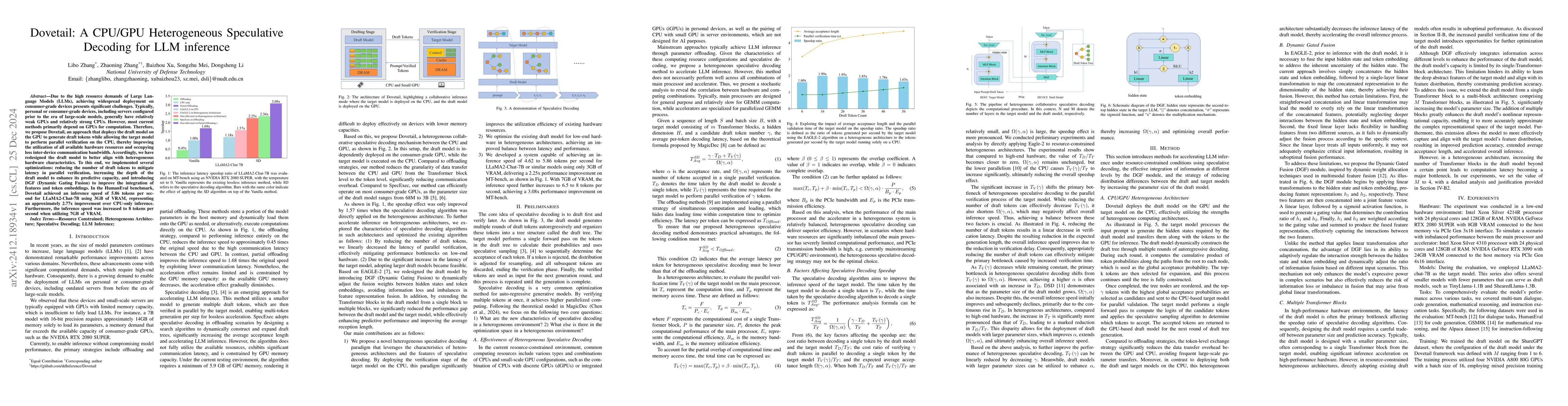 Thumbnail for Dovetail: A CPU/GPU Heterogeneous Speculative Decoding for LLM inference