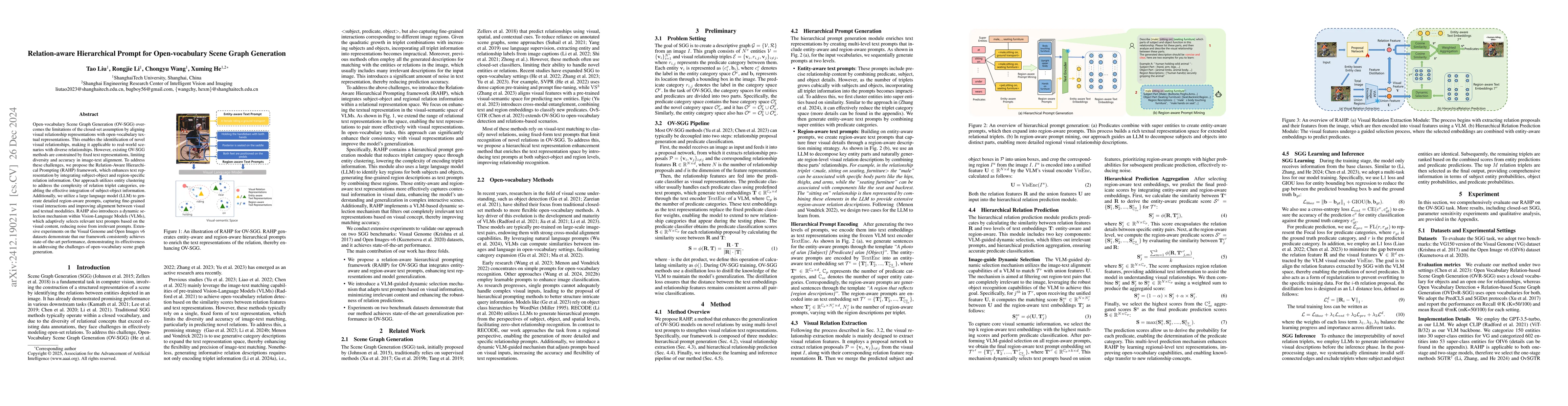 Thumbnail for Relation-aware Hierarchical Prompt for Open-vocabulary Scene Graph
  Generation