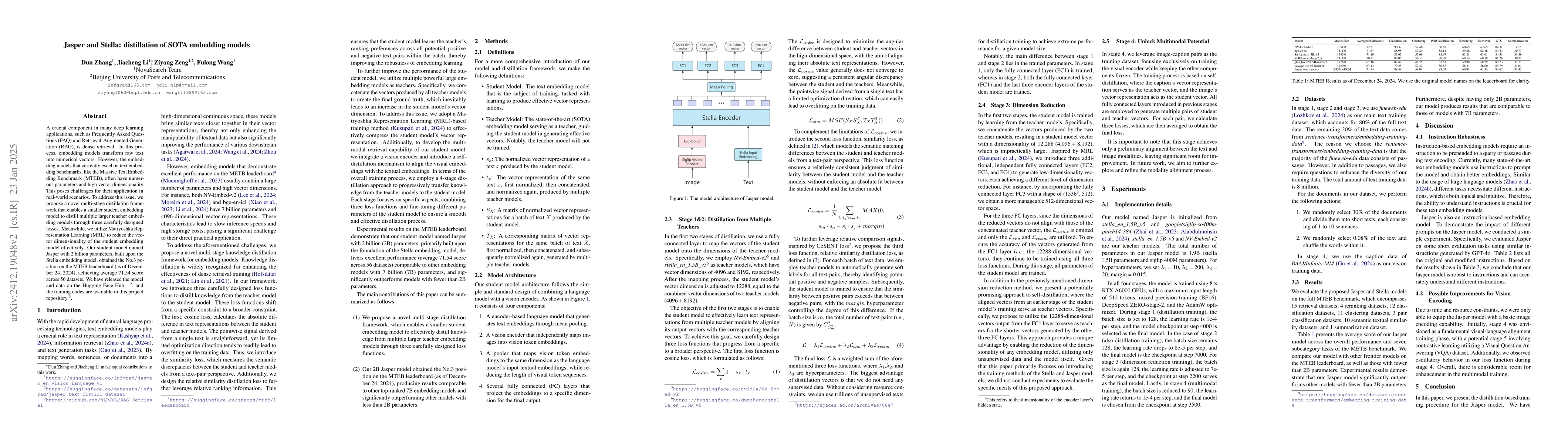 Thumbnail for Jasper and Stella: distillation of SOTA embedding models
