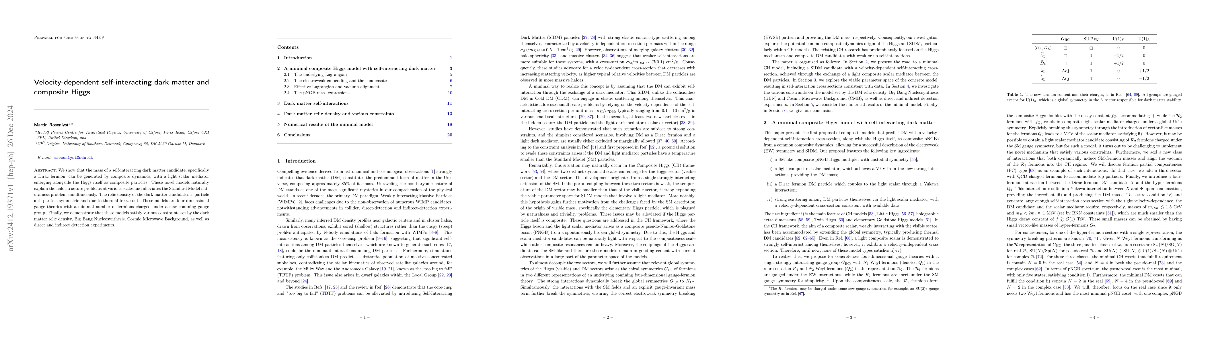 Thumbnail for Velocity-dependent self-interacting dark matter and composite Higgs