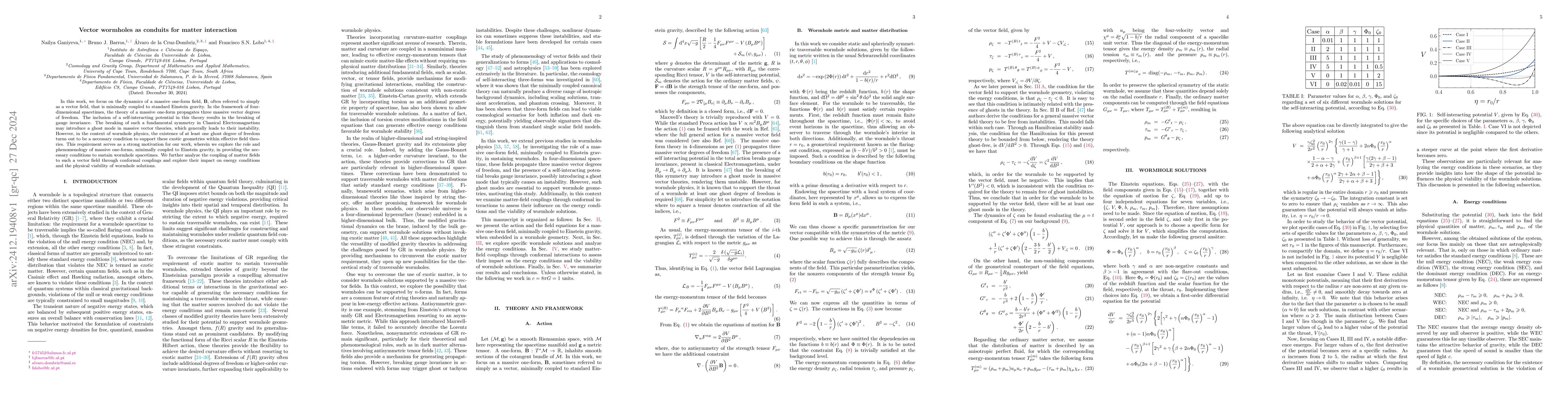 Thumbnail for Vector wormholes as conduits for matter interaction