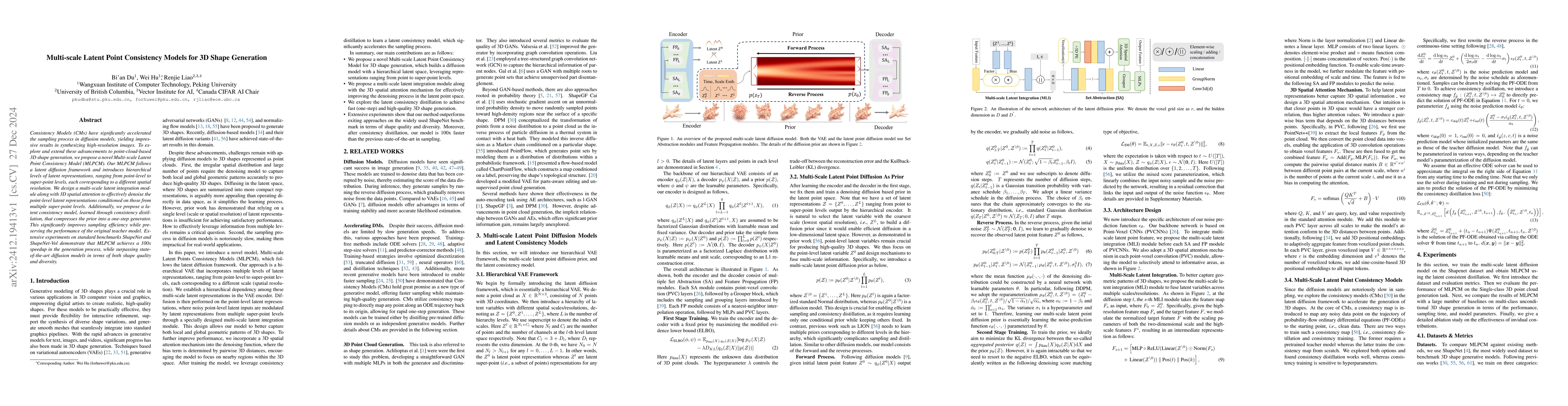 Thumbnail for Multi-scale Latent Point Consistency Models for 3D Shape Generation