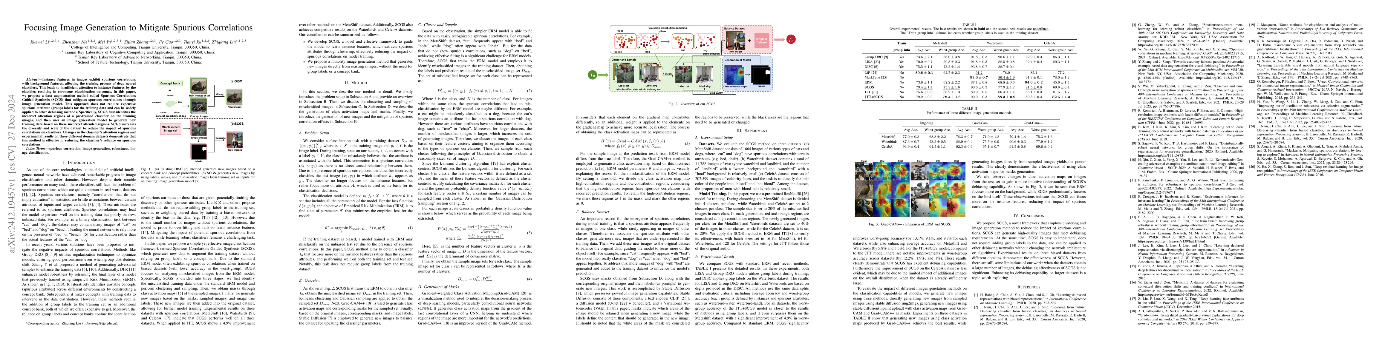 Thumbnail for Focusing Image Generation to Mitigate Spurious Correlations