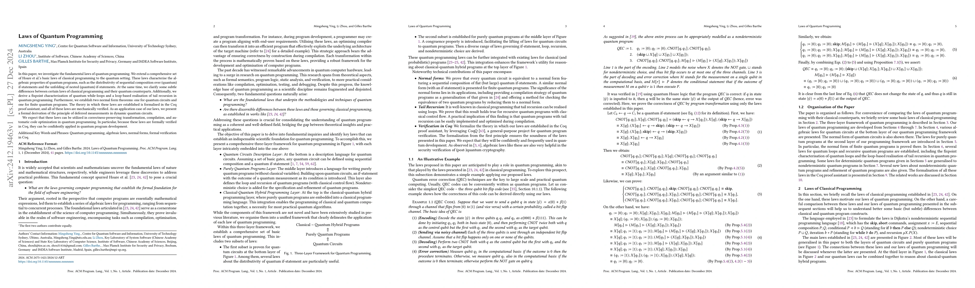 Thumbnail for Laws of Quantum Programming