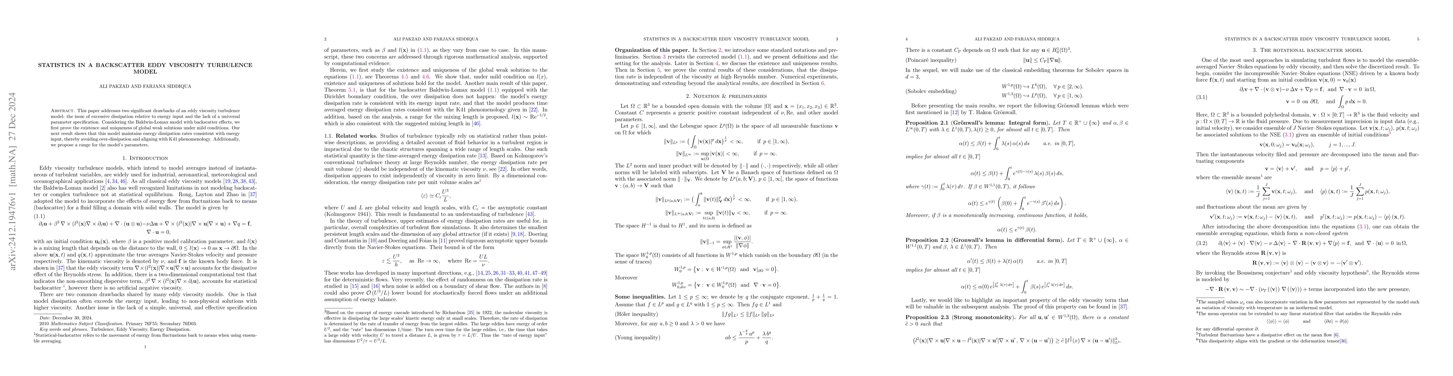 Thumbnail for Statistics in a Backscatter Eddy Viscosity Turbulence Model