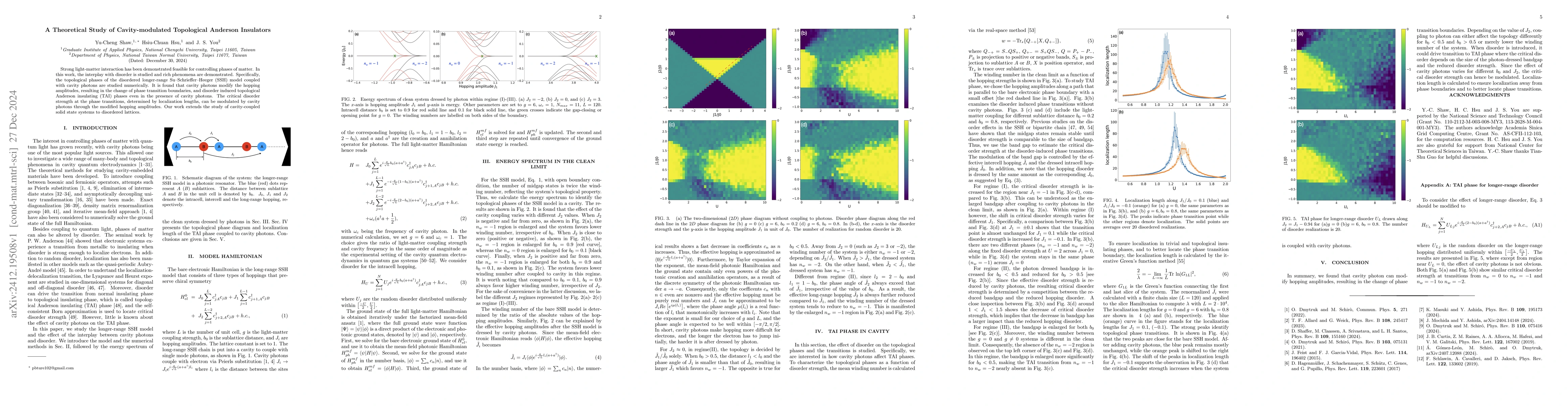 Thumbnail for A Theoretical Study of Cavity-modulated Topological Anderson Insulators