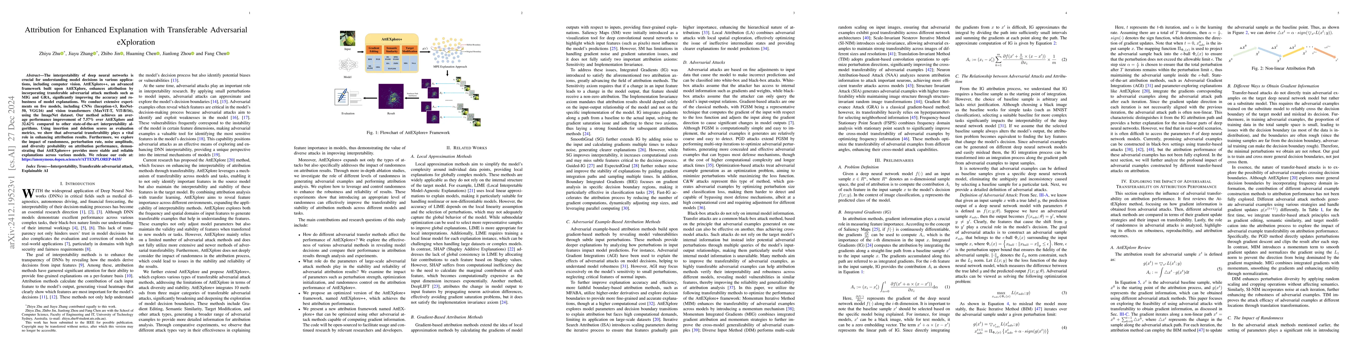 Thumbnail for Attribution for Enhanced Explanation with Transferable Adversarial
  eXploration