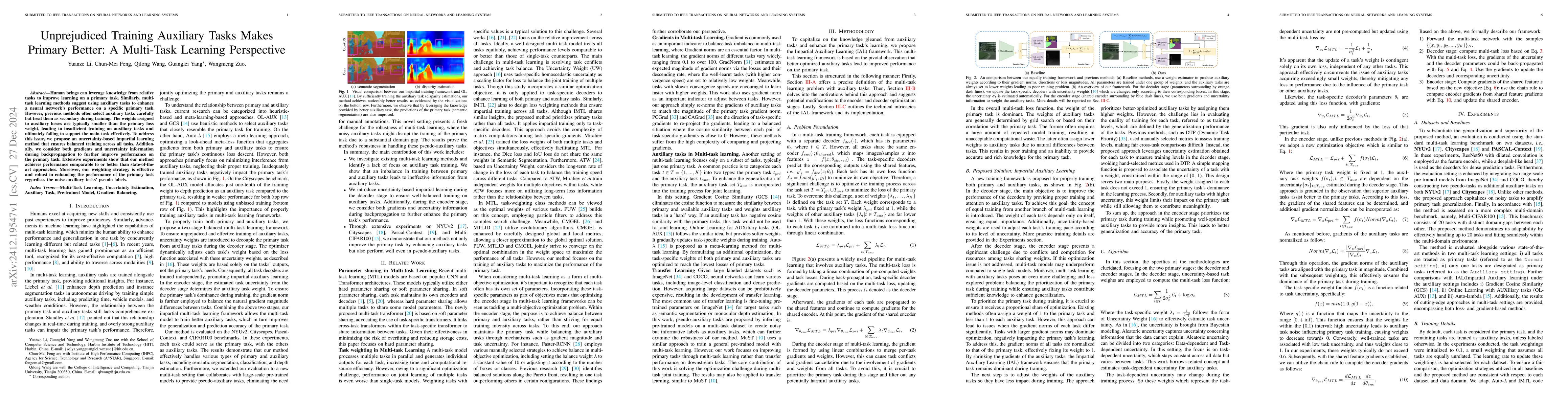 Thumbnail for Unprejudiced Training Auxiliary Tasks Makes Primary Better: A Multi-Task
  Learning Perspective