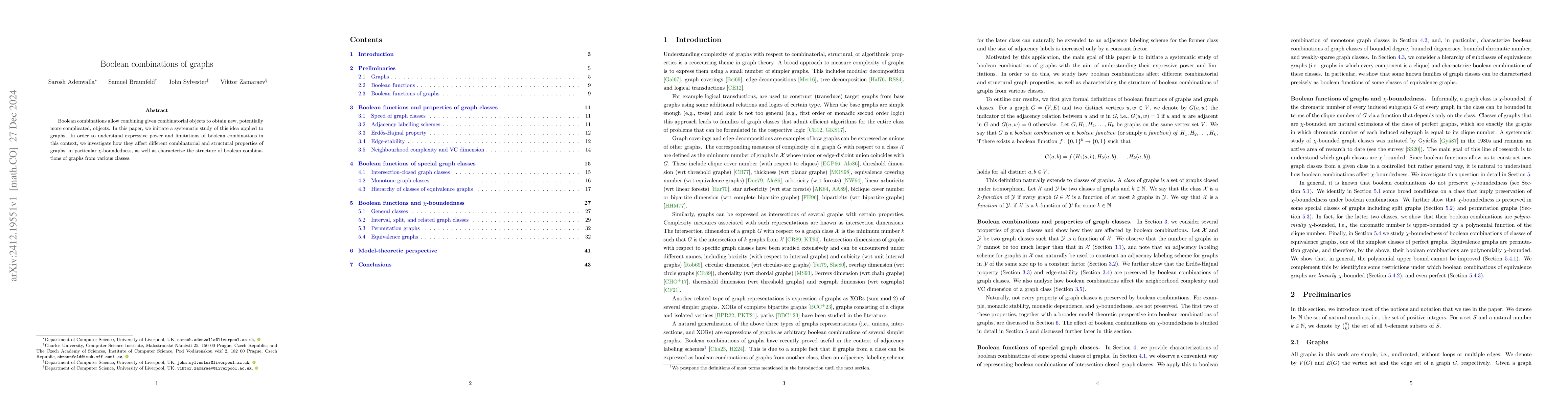 Thumbnail for Boolean combinations of graphs