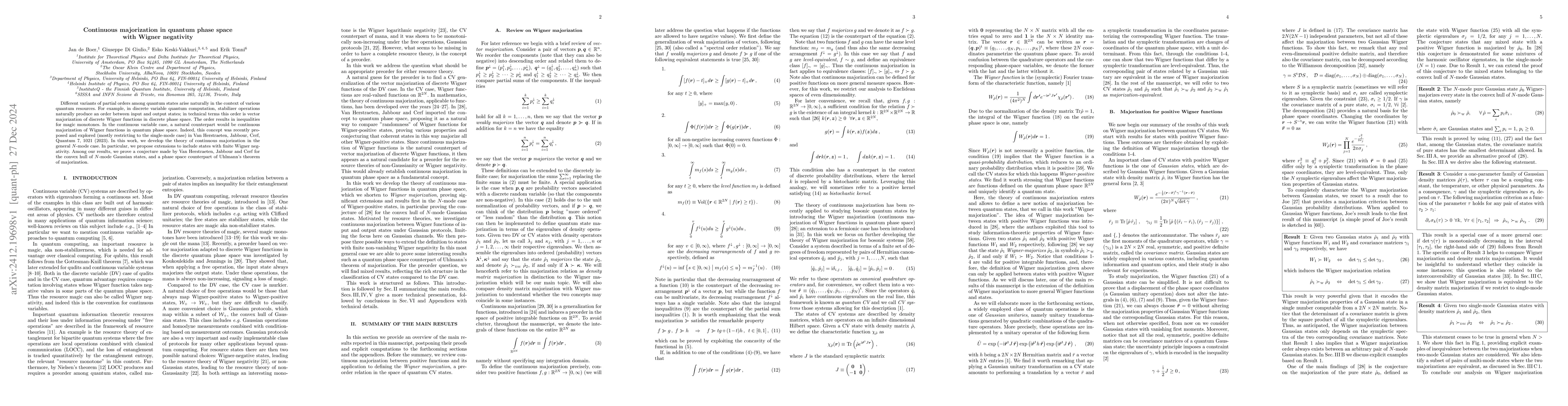 Thumbnail for Continuous majorization in quantum phase space with Wigner negativity