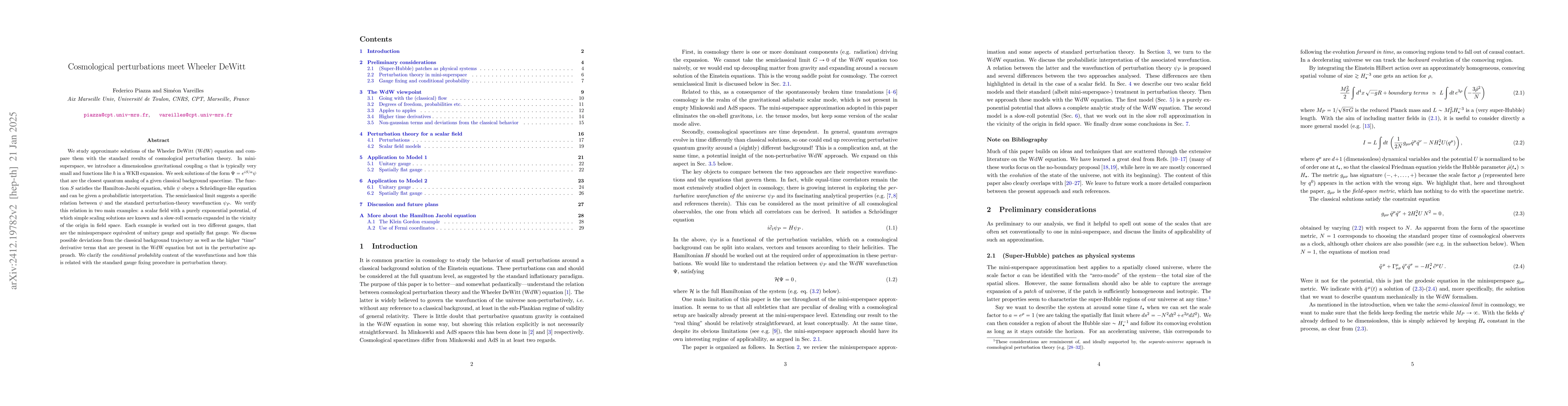 Thumbnail for Cosmological perturbations meet Wheeler DeWitt
