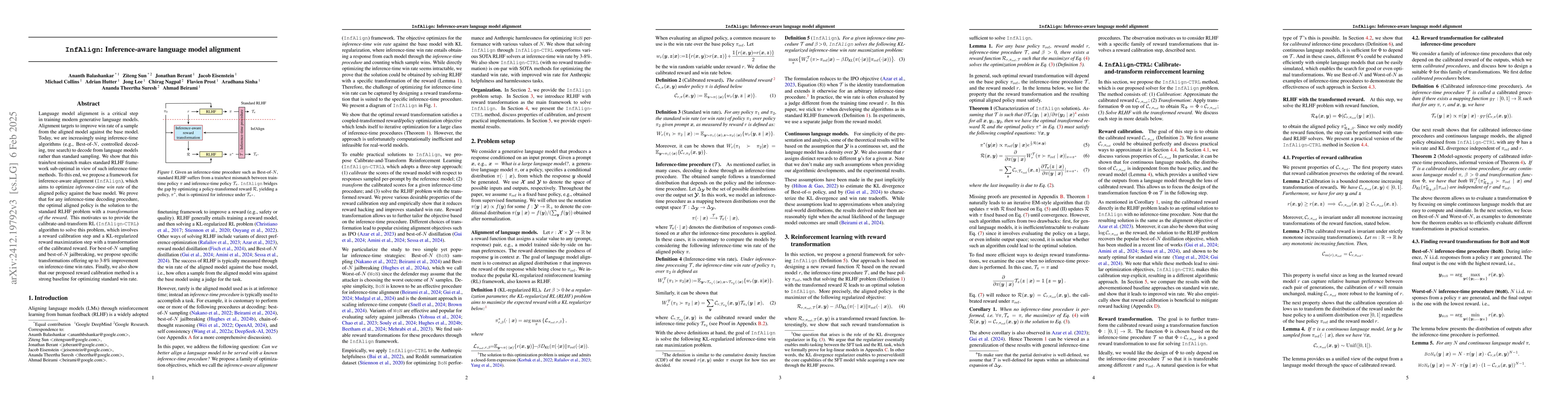 Thumbnail for InfAlign: Inference-aware language model alignment