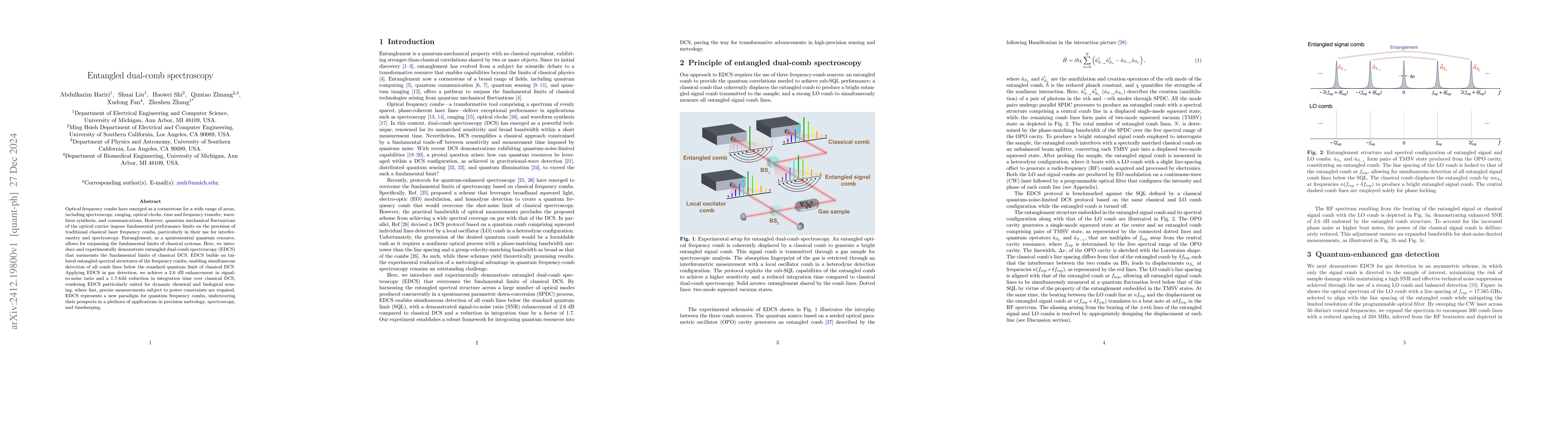 Thumbnail for Entangled dual-comb spectroscopy
