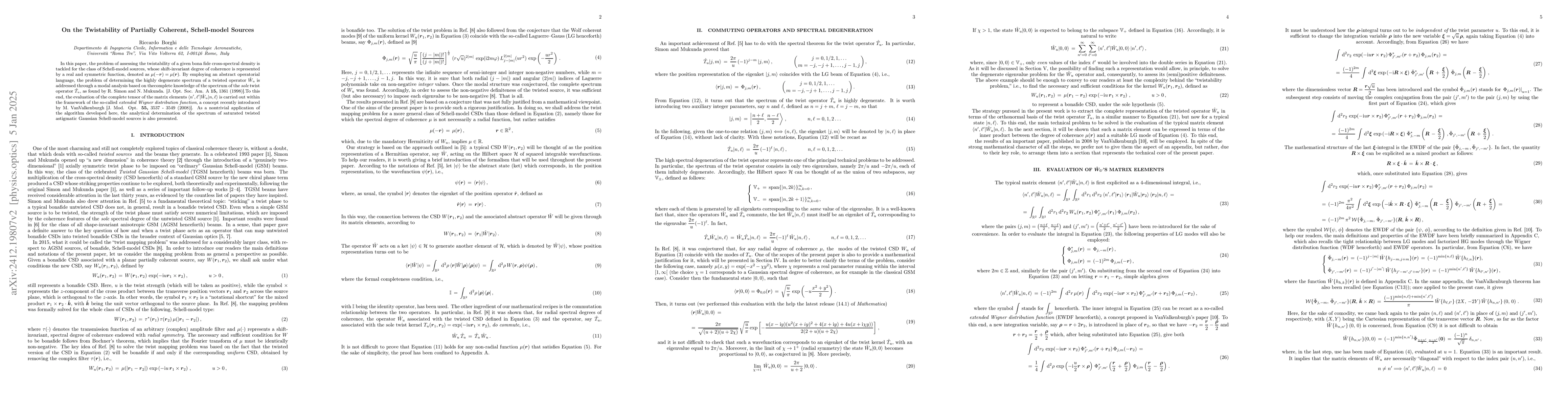 Thumbnail for On the Twistability of Partially Coherent, Schell-model Sources