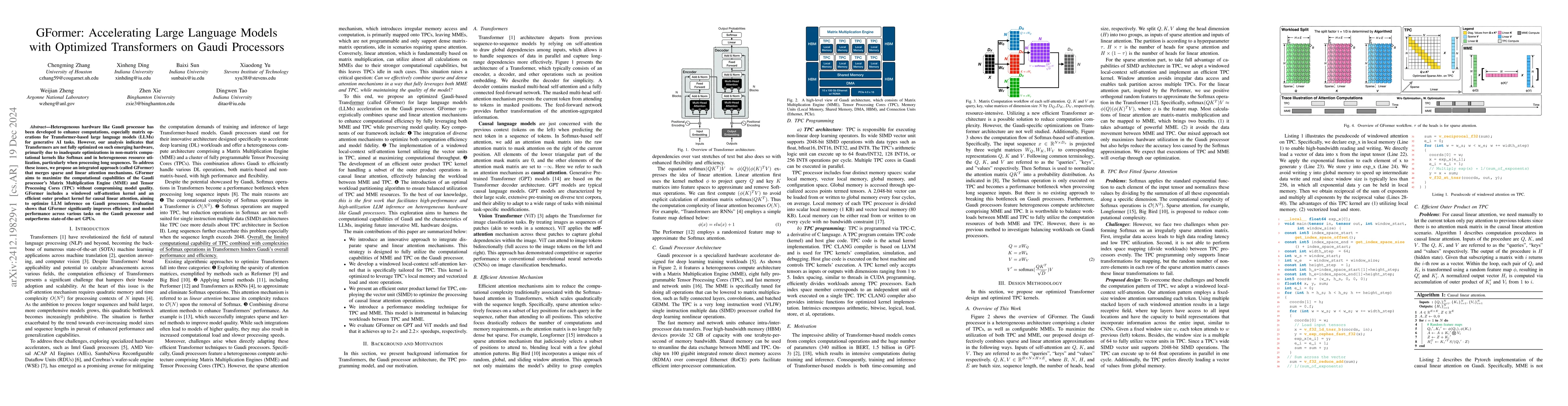 Thumbnail for GFormer: Accelerating Large Language Models with Optimized Transformers
  on Gaudi Processors