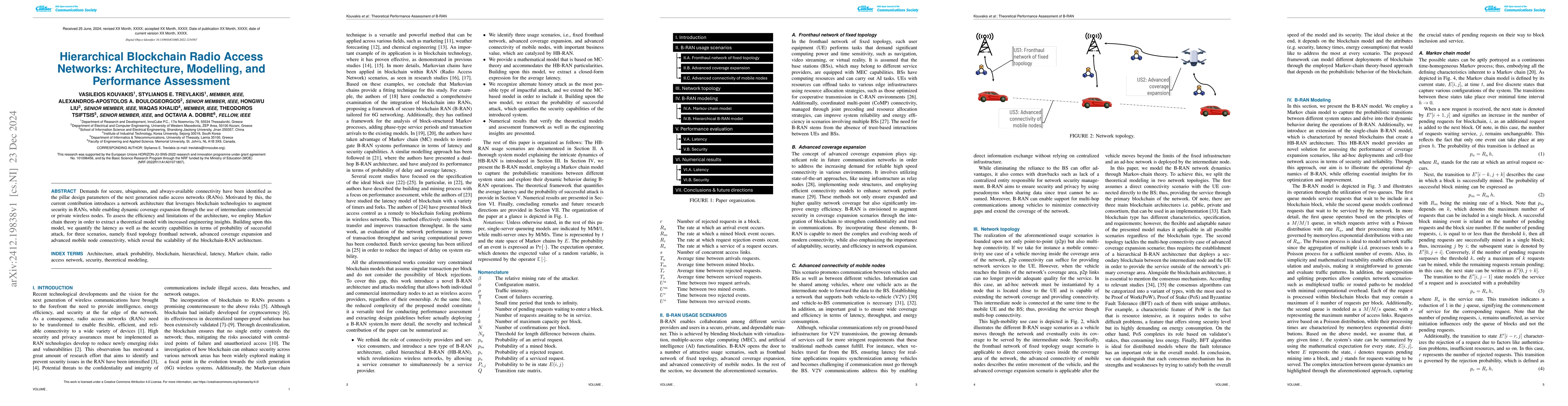 Thumbnail for Hierarchical Blockchain Radio Access Networks: Architecture, Modelling,
  and Performance Assessment