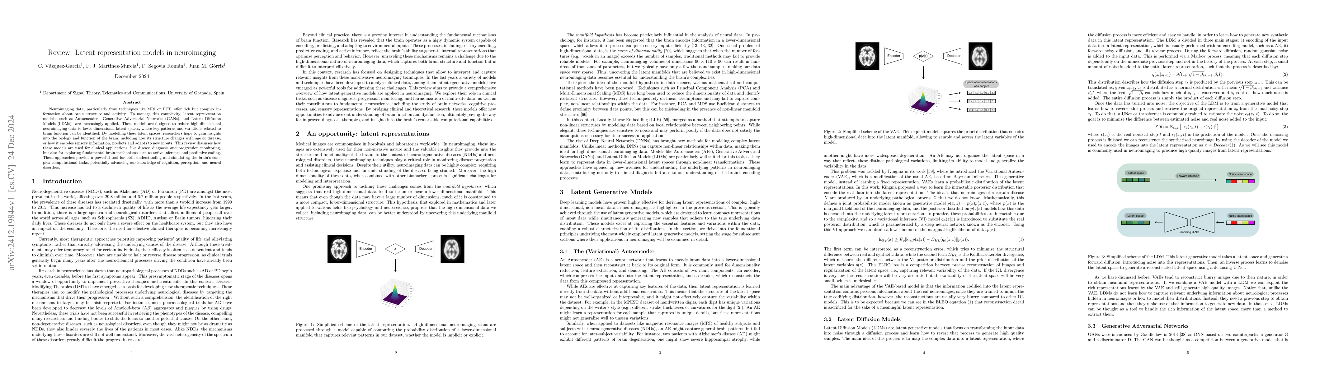 Thumbnail for A Review of Latent Representation Models in Neuroimaging