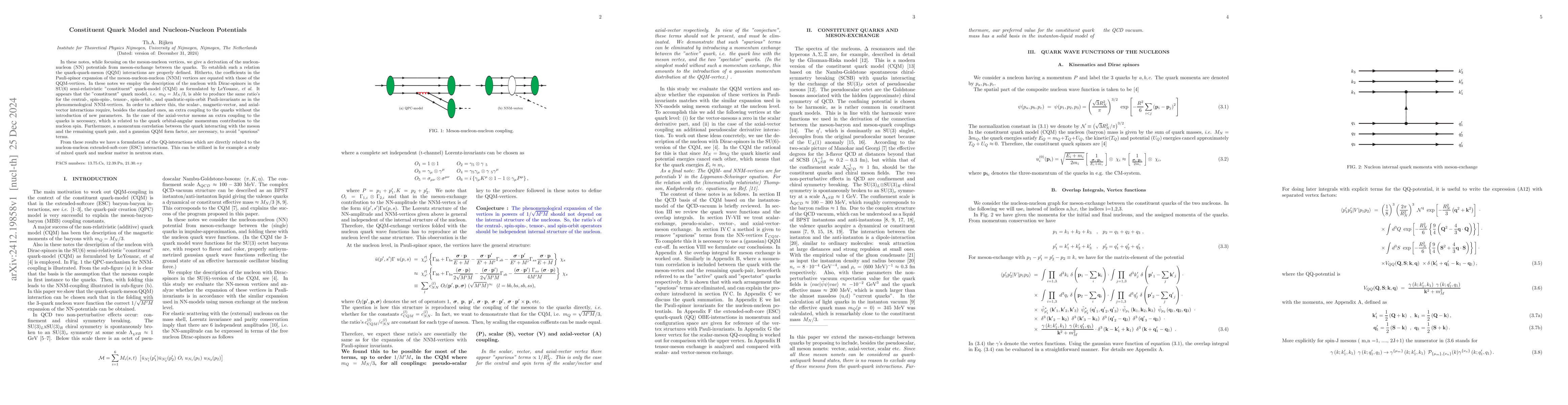 Thumbnail for Constituent Quark Model and nucleon-Nucleon Potentials