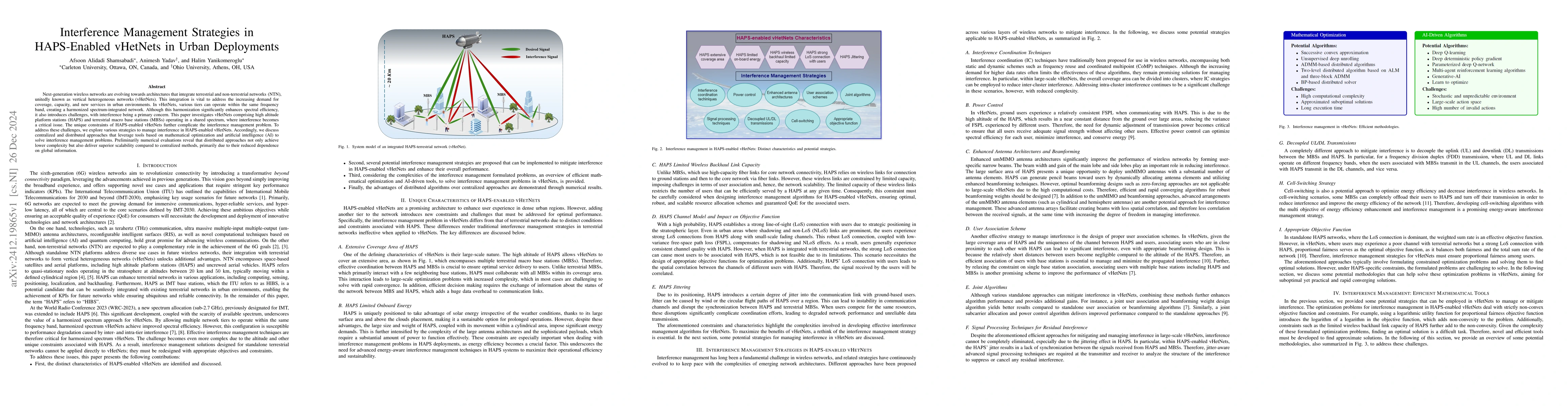 Thumbnail for Interference Management Strategies in HAPS-Enabled vHetNets in Urban
  Deployments