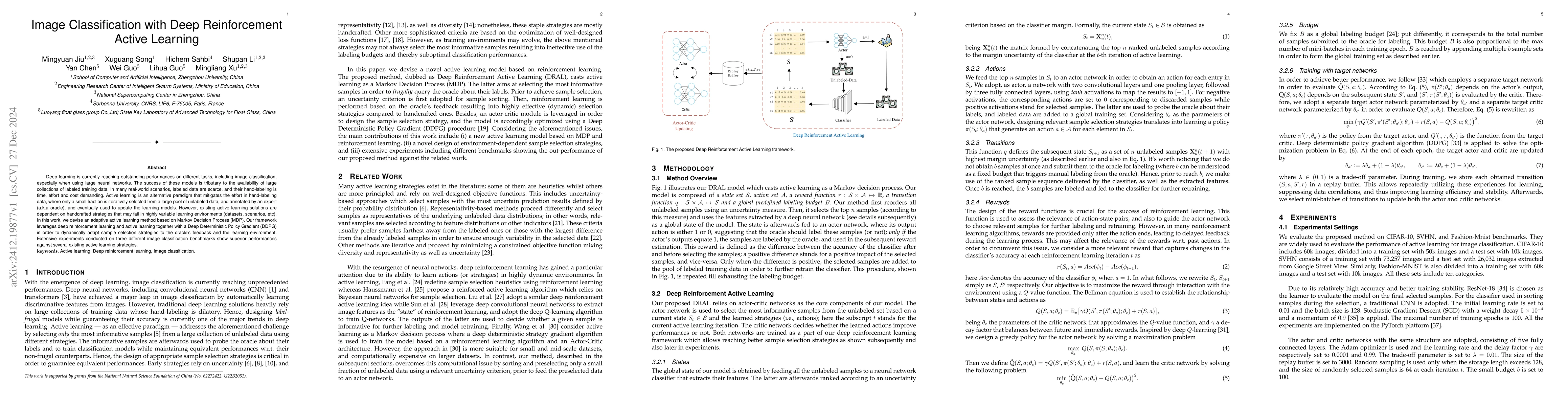 Thumbnail for Image Classification with Deep Reinforcement Active Learning
