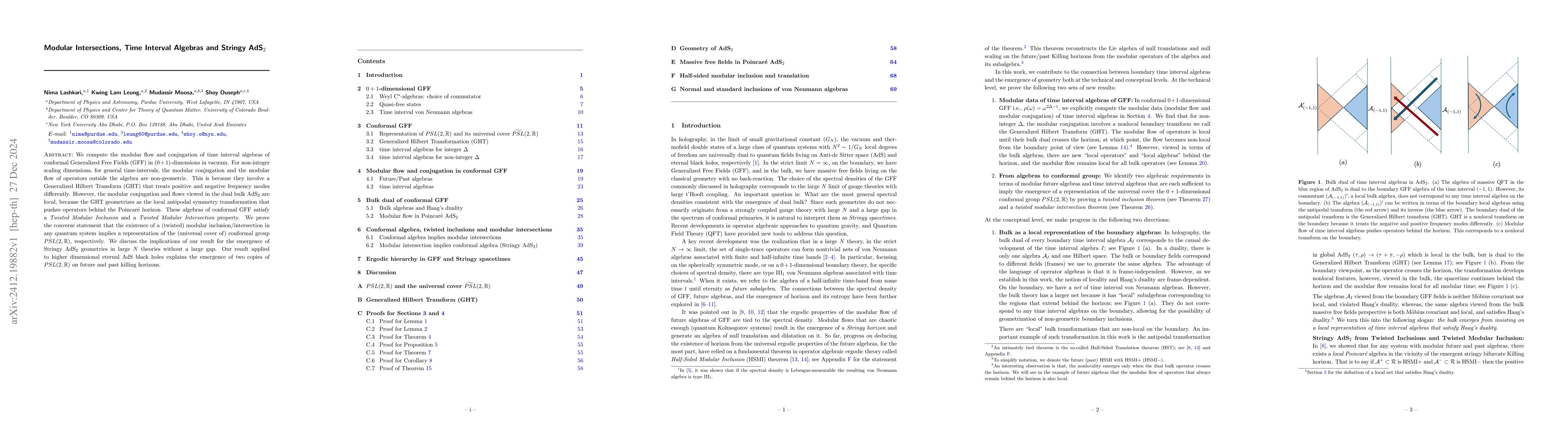 Thumbnail for Modular Intersections, Time Interval Algebras and Stringy AdS$_2$