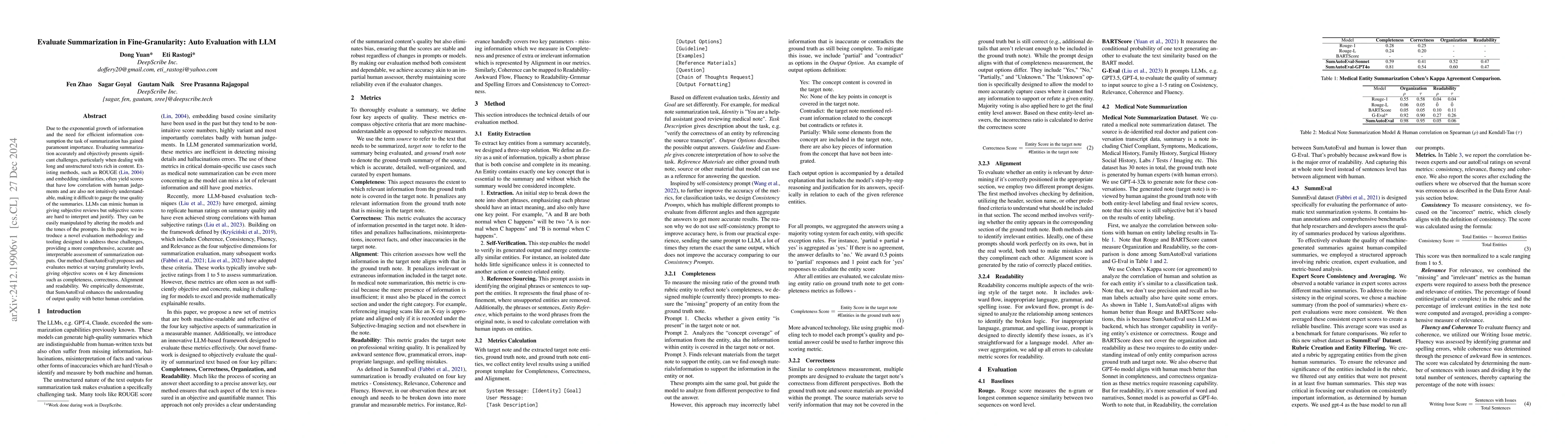 Thumbnail for Evaluate Summarization in Fine-Granularity: Auto Evaluation with LLM