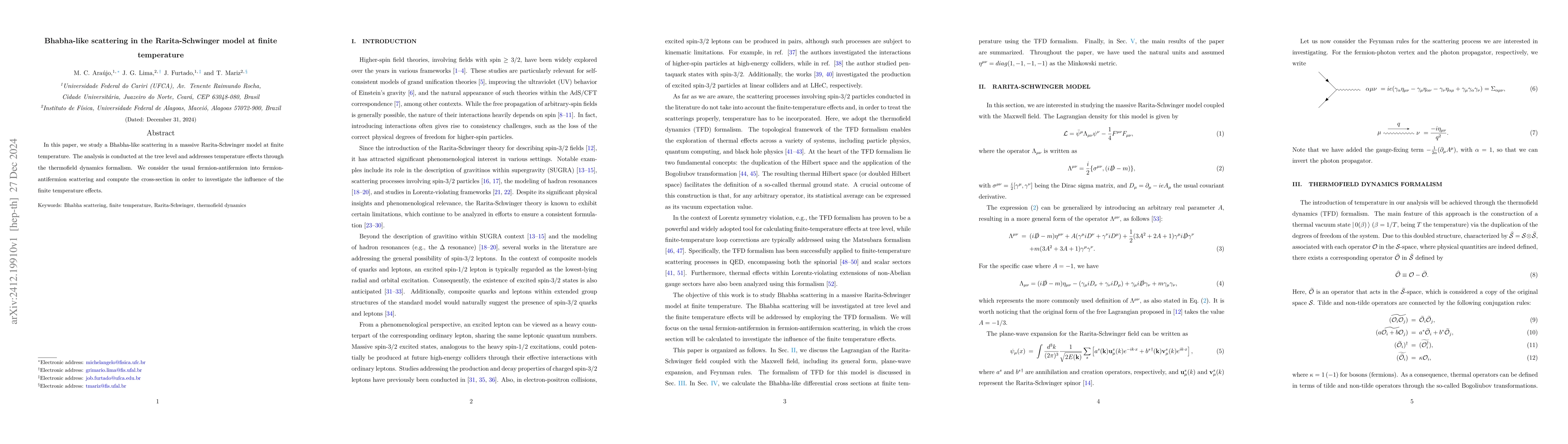 Thumbnail for Bhabha-like scattering in the Rarita-Schwinger model at finite
  temperature