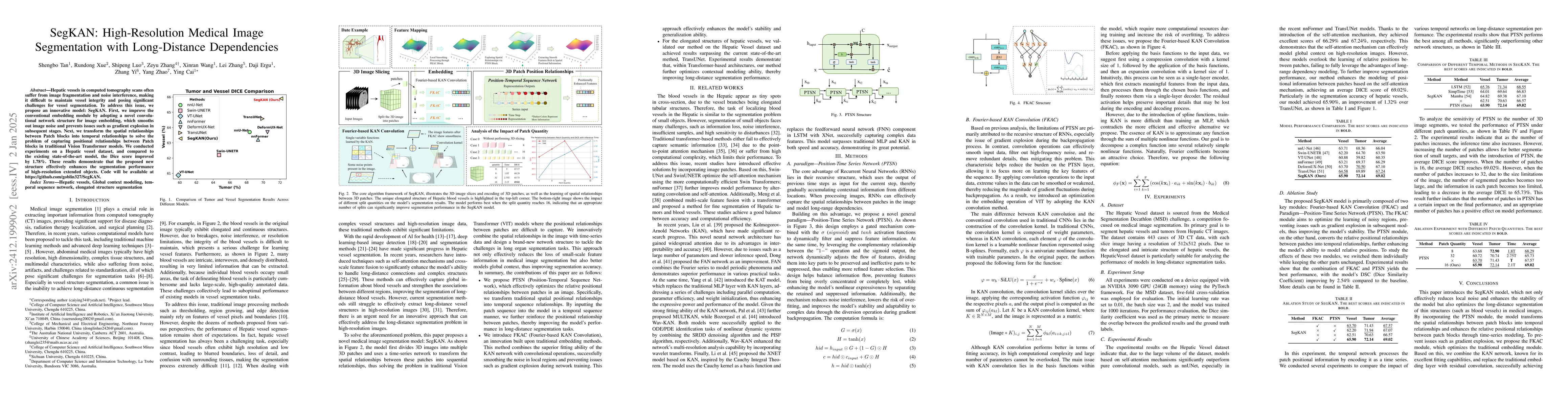 Thumbnail for SegKAN: High-Resolution Medical Image Segmentation with Long-Distance
  Dependencies