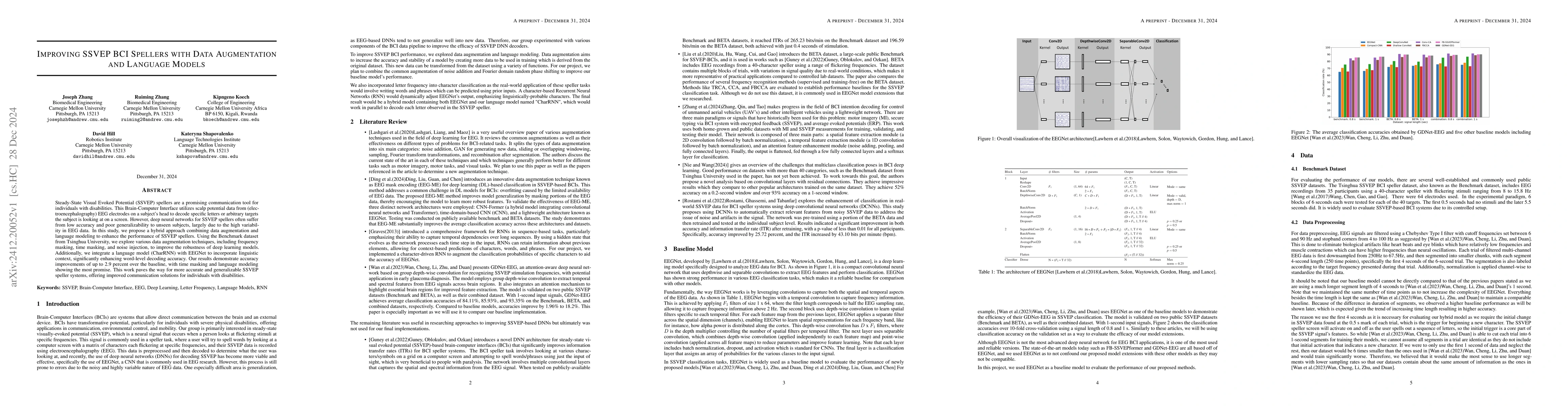 Thumbnail for Improving SSVEP BCI Spellers With Data Augmentation and Language Models