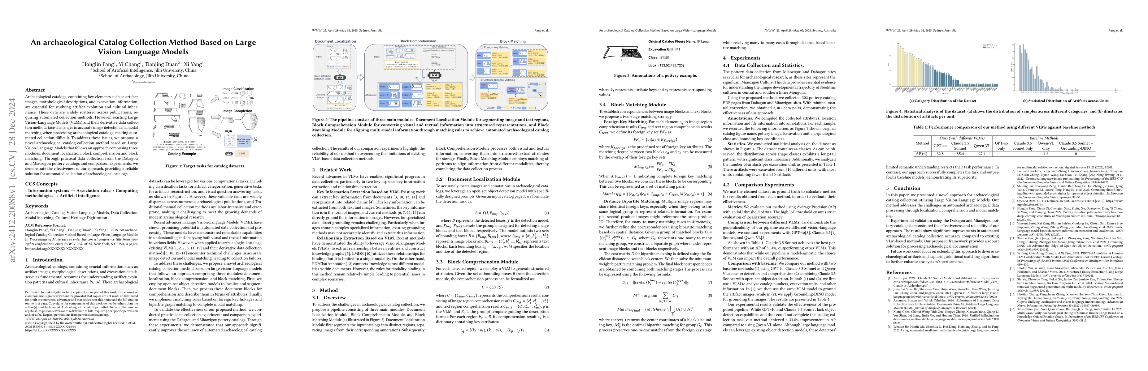 Thumbnail for An archaeological Catalog Collection Method Based on Large
  Vision-Language Models