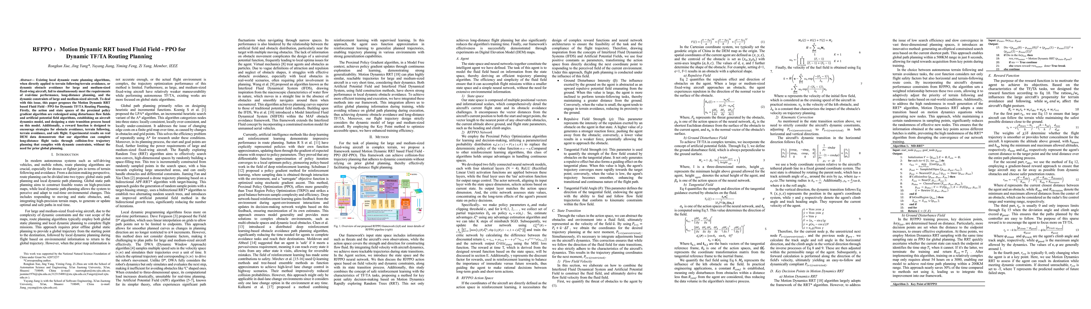 Thumbnail for RFPPO: Motion Dynamic RRT based Fluid Field - PPO for Dynamic TF/TA
  Routing Planning
