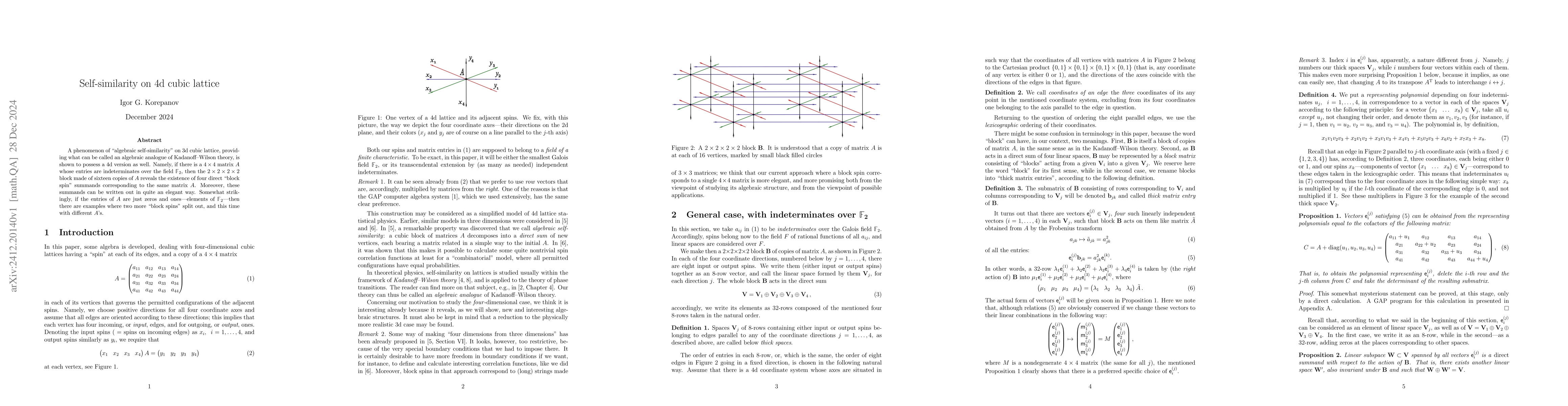 Thumbnail for Self-similarity on 4d cubic lattice