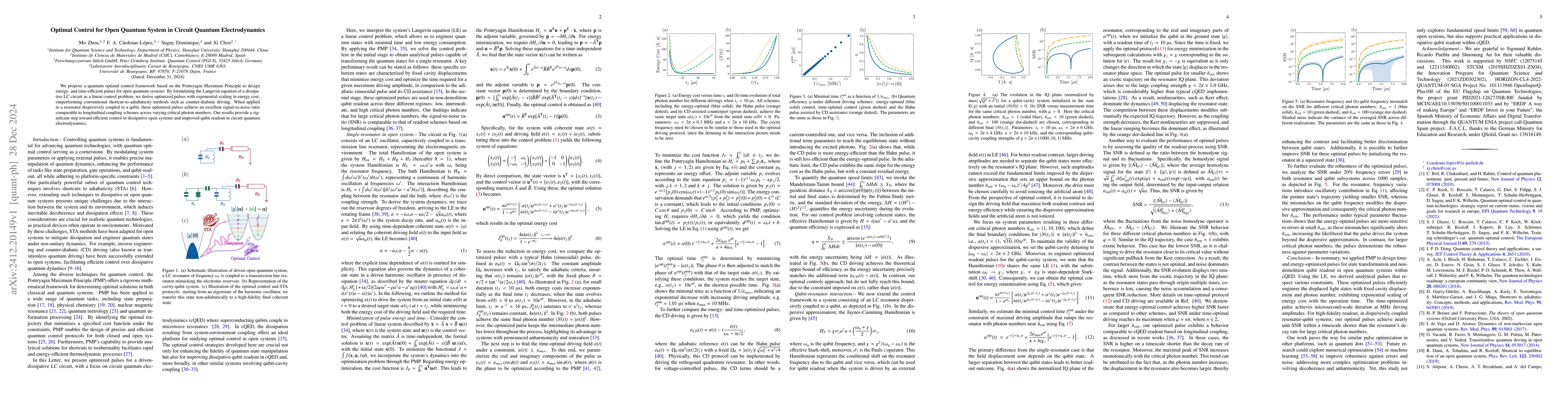 Thumbnail for Optimal Control for Open Quantum System in Circuit Quantum
  Electrodynamics